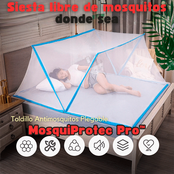 Toldillo Plegable Anti Mosquitos - MosquiProtec Pro™ 🦟🛏️