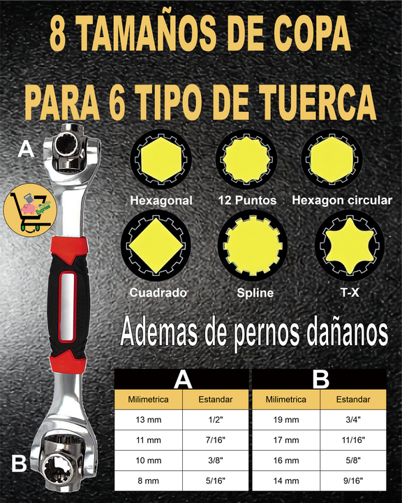 Llave Multiusos 48 en 1 - ToolMaster Pro™ 🔧🛠️