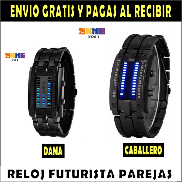 RELOJ FUTURISTA DE LUJO PARA ÉL Y PARA ELLA⌚🧑🏻‍❤️‍💋‍👩🏻