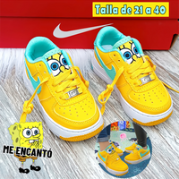 TENIS BOB ESPONJA PARA TODA LA FAMILIA 👨‍👩‍👧‍👦 👟