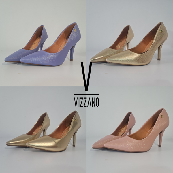 ZAPATOS SCARPIN METALLIC VIZZANO 👠