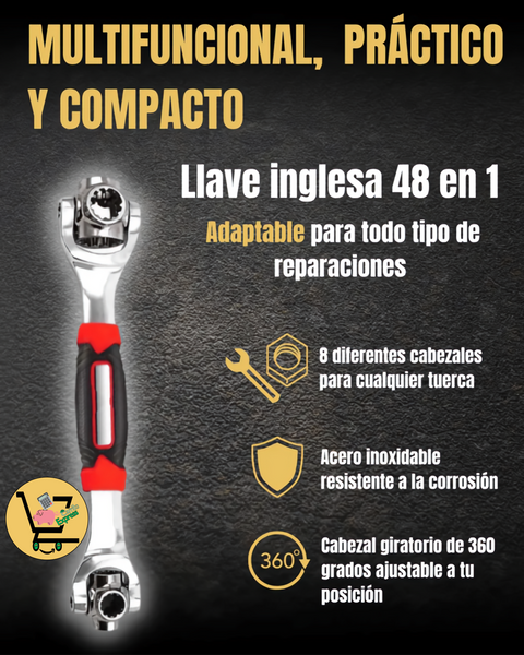 Llave Multiusos 48 en 1 - ToolMaster Pro™ 🔧🛠️