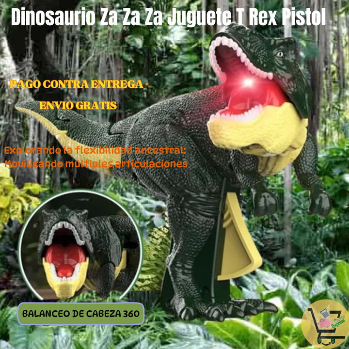 Dinosaurio Za Za Za Juguete T Rex Pistol 🐱‍🐉🦕🐲🍁🌿