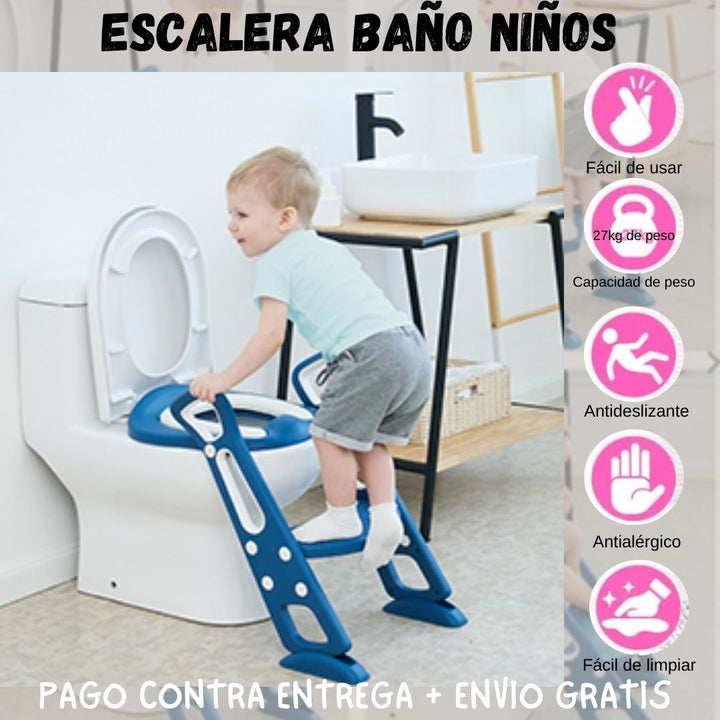 Escalera asiento baño niños👦🏻👶🏻🧒🏻🚽