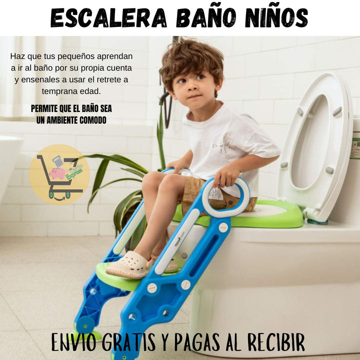 Escalera asiento baño niños👦🏻👶🏻🧒🏻🚽