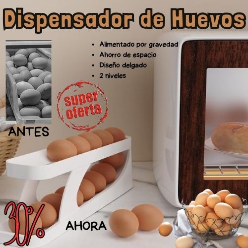 Dispensador - organizador de huevos