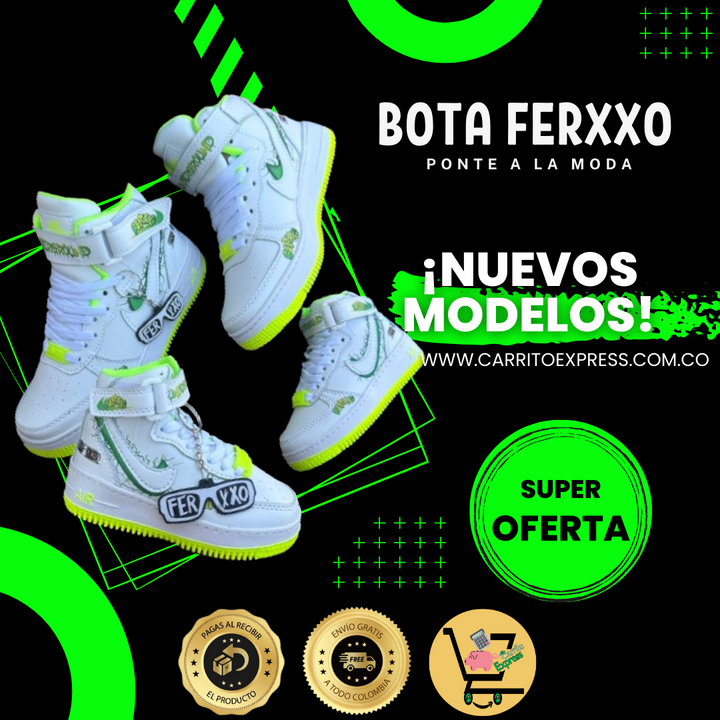 BOTAS + BOLSO + MEDIAS FERXXO UNISEX 🎒👟