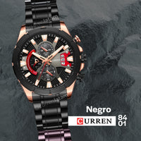 RELOJ CURREN METÁLICO CRONOGRAF 8401 ⌚