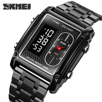 RELOJ SKMEI 1868 DUAL TIME - NEGRO