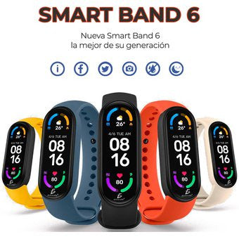 RELOJ PULSERA SMART BAND M6 INTELIGENTE