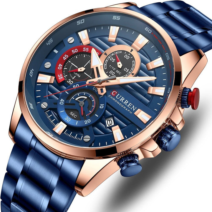 RELOJ CURREN MT15 - AZUL (8415)